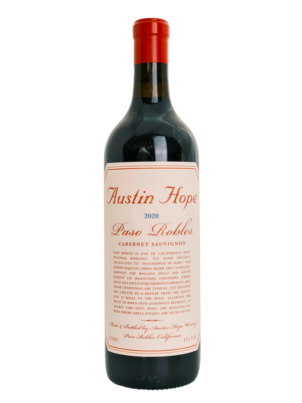 *10R* 2021 Austin Hope Winery Cabernet Sauvignon (Paso Robles, CA)