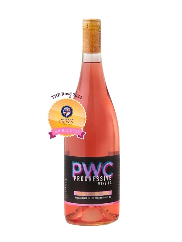 *3P* 2023 Progressive Wine Co. "Cohort 3" Rose of Pinot Noir (Russian River Valley, CA)