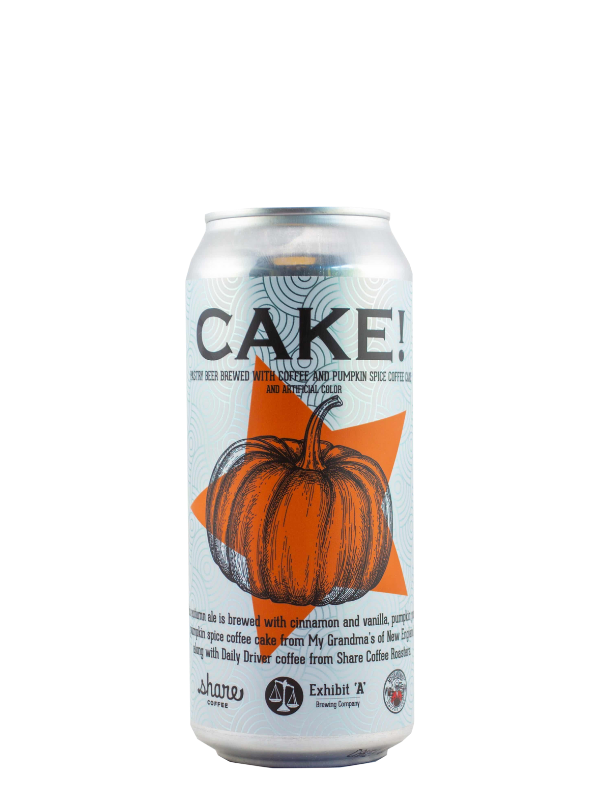 Exhibit 'A' Brewing Co "Cake!" Autumn Ale (Framingham, MA)