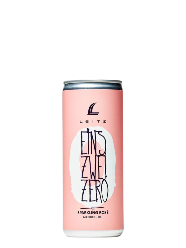 Leitz "Eins Zwei Zero" Non-Alcoholic Sparkling Rosé Can (Rheingau, DE)