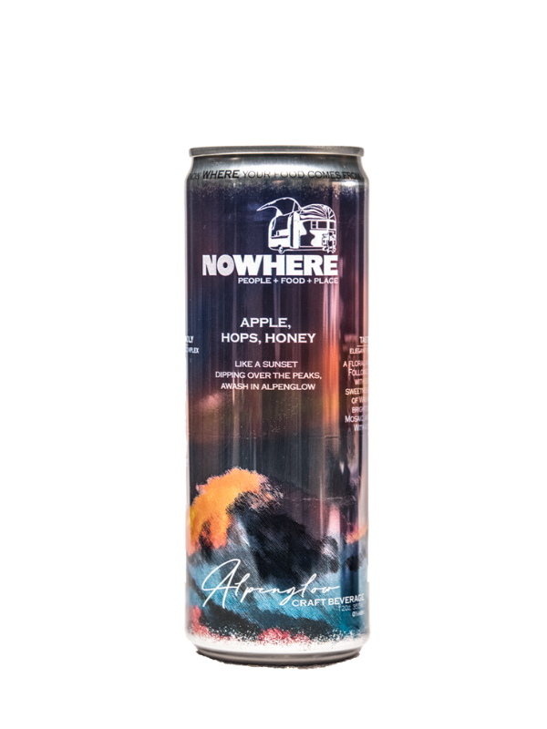 NoWhere "Alpenglow" Non-Alcoholic Craft Beverage (Seattle, WA)