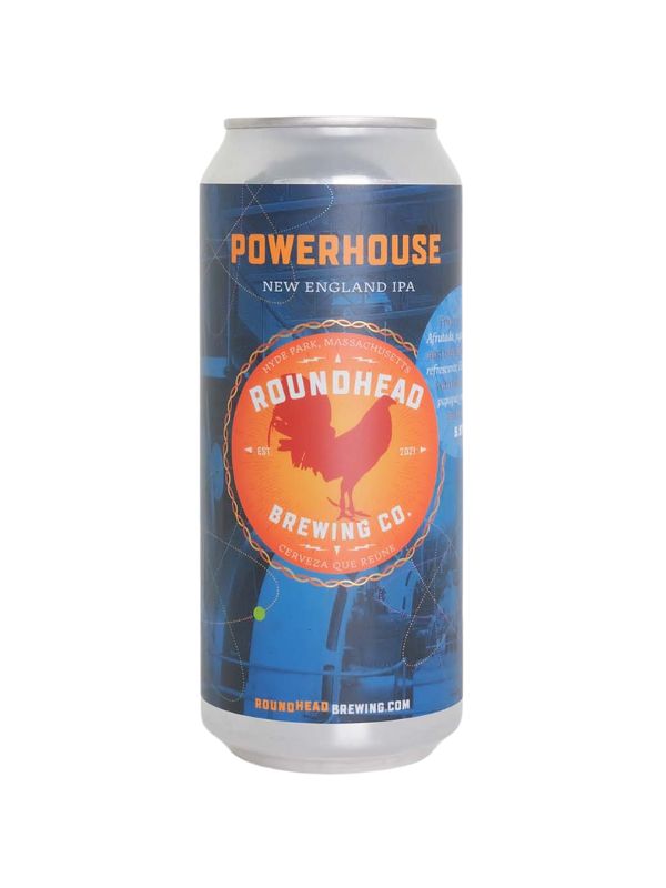 Roundhead Brewing Company "Powerhouse" NEIPA (Hyde Park, MA)