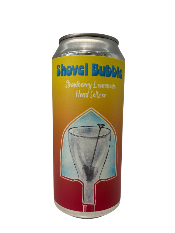 Shovel Town Brewing "Shovel Bubble" Strawberry Lemonade Seltzer (Easton, MA)