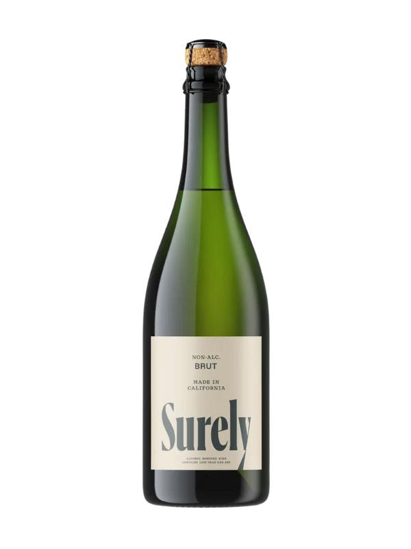 Surely Wine Non-Alcoholic Sparkling Brut (California)