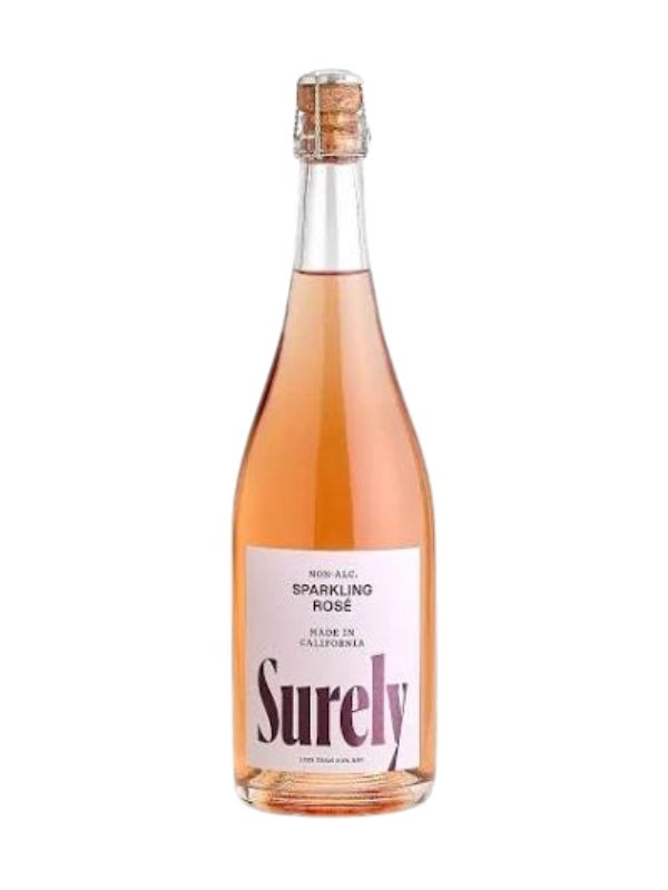 Surely Wine Non-Alcoholic Sparkling Rose (California)