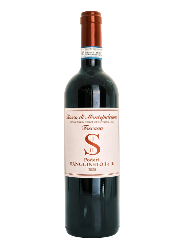 2021 Poderi Sanguineto "1 & 2" Rosso di Montepulciano (Tuscany, IT) 5R